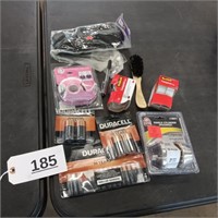 Batteries, Deadbolt, Tape, Misc.