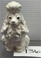 Vintage poodle planter