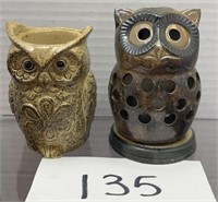 Decorative owl tea light decor