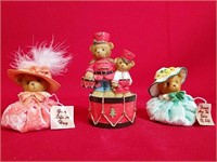 Three Cherished Teddies