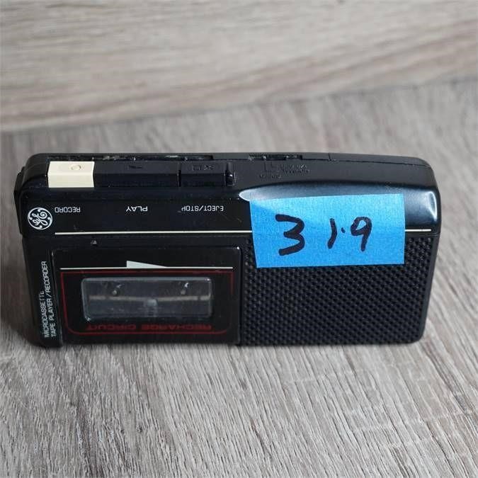 Microcassette tape player/ recorder