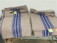 pair- Ayers wool blankets