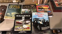 Five nice automotive books on automobiles
