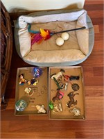 (2) Flats: Ornaments/Pet Bed