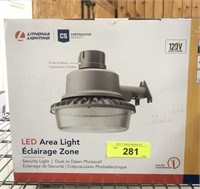 LED AREA LIGHT LITHONIA 120V