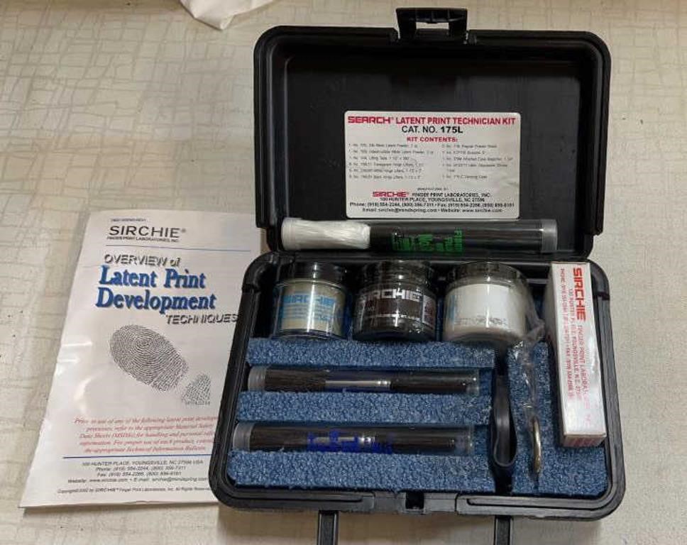 SEARCH Latent Finger Print Technician Kit