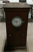 Time clock case and face