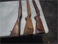 3 misc. wood stocks