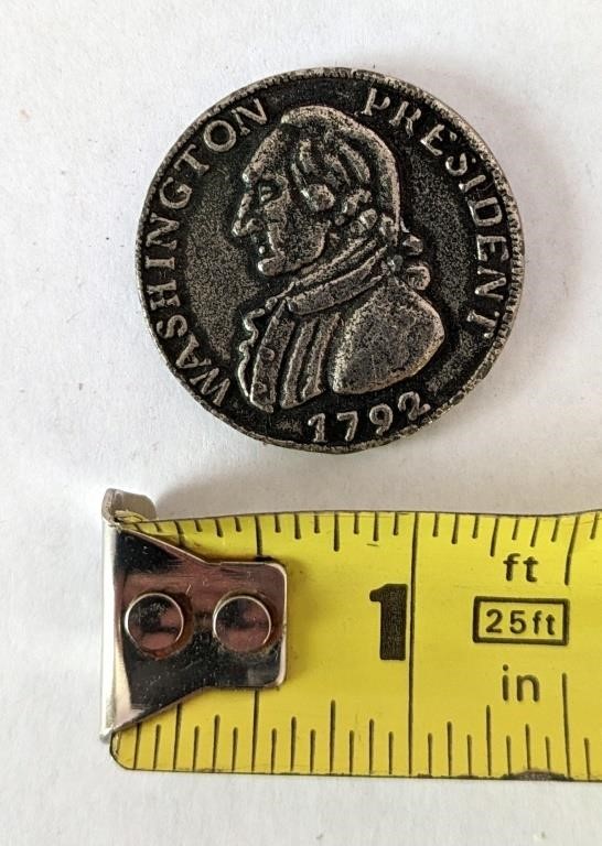 George Washington 1792 Coin Token