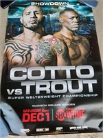 GOTTO VS TROUT FIGHT POSTER