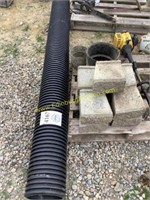 D1. 8”-8ft pipe with brick pavers