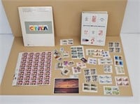 CANADIAN POSTAGE STAMPS - 1972-74 BOOK