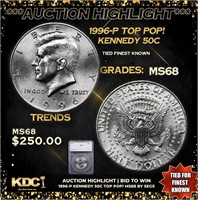 ***Auction Highlight*** 1996-d Kennedy Half Dollar