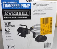 Everbilt Non Submersible Transfer Pump