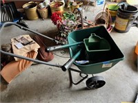 Lawn seeder, garden tools