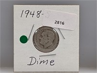 1948-S 90% Silver Roos Dime