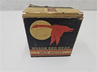 Vintage 12g Wards Red Head 25 RDS Shotgun  Ammo