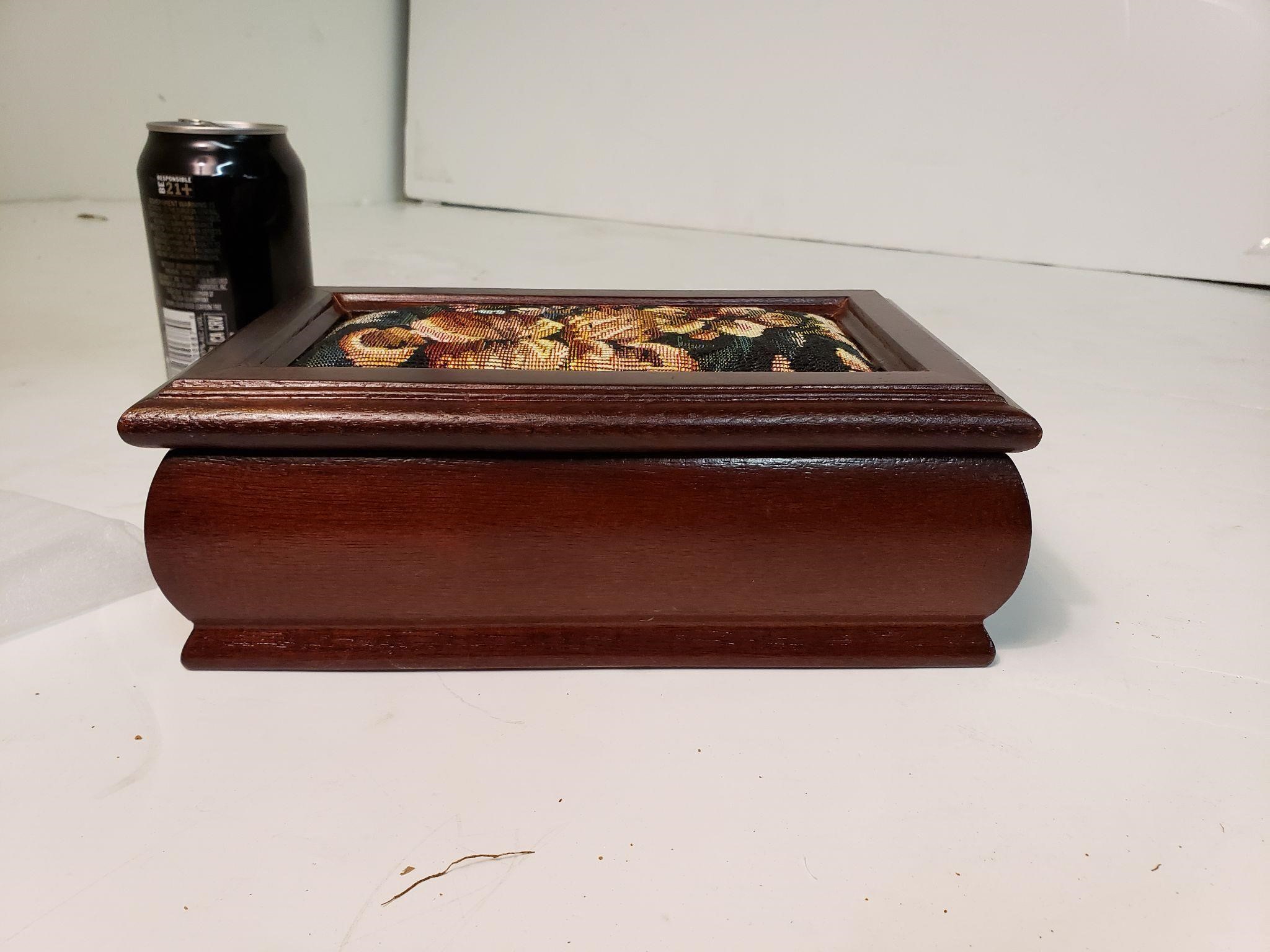Small Jewelry Box With Removable Insert