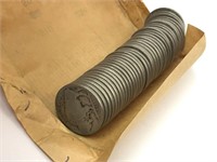 Vintage Roll Of Buffalo Nickels