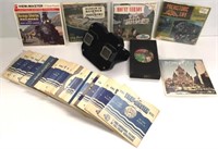 VIEW MASTER, (40) REELS, TRAVEL SET MONOVIEWER