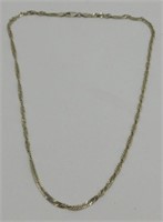 Vintage Sterling Silver Chain Necklace - Italy