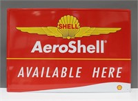 SHELL AEROSHELL ADVERTISING SIGN