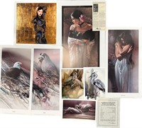 8pc Lee Bogle Artist Proofs and Lithographs COAs
