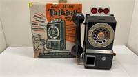 IDEAL TOYS DE LUX TALKING TELEPHONE BANK IN BOX