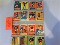 1950’s football cards 30 cards