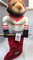 Official NHL Red Wings bear stocking