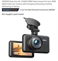 iZEEKER Dash Cam 4K, 2160P/1080P Dash Camera