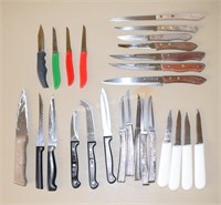 (K) Lot of Various Knives