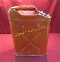Metal 5 Gallon Jerry Gas Can