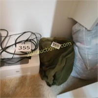 (2) ARMY DUFFLE BAGS