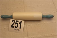 CERAMIC ROLLING PIN "NUTBROWN" MADE IN ENGLAND