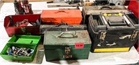 7 Hand Tool Boxes & Contents-Most Empty