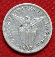 1903 Philippines 25 Centavos