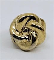 Sterling Silver , Gold Plated Ring