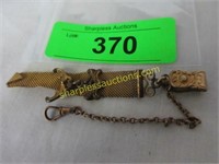 Victorian gold fill watch fob.