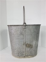 Vintage galvanized bucket