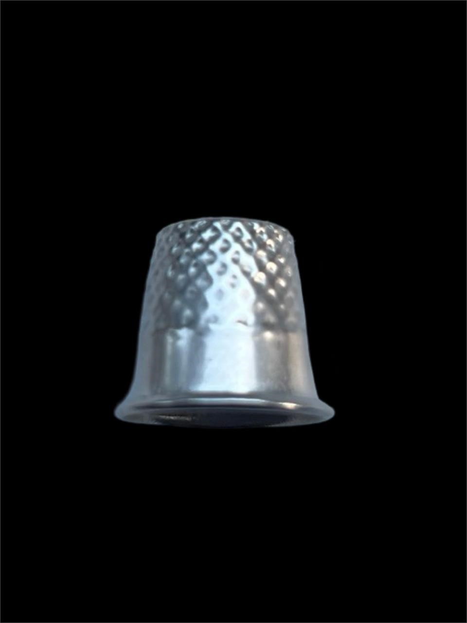 Antique Sterling Silver Thimble 1930s