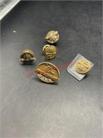 Boeing Pins lot Gold Toned  (living room)