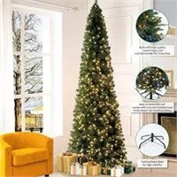 7.5ft Vienna Prelit Slim Xmas Tree