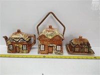 Cottage ware collection, very old, pc w/ handle