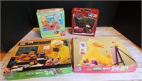 CHILDRENS' PUZZLES INCL. SESAME STREET & CARS