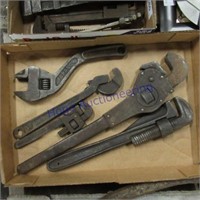 Old pipe wrenches