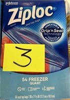 ziploc quart freezer