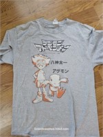 Digimon Tshirt LG Men's
