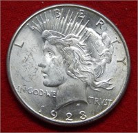 1923 S Peace Silver Dollar