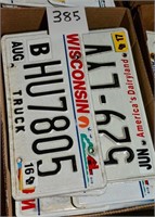 License Plates 15 per box
